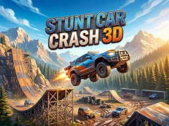 Παιχνίδι Stunt Car Crash 3D σε απευθείας σύνδεση