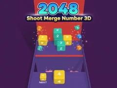 Παιχνίδι 2048 Shoot Merge Number 3D σε απευθείας σύνδεση