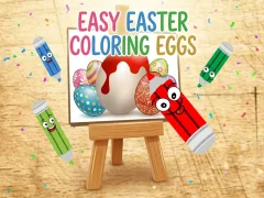 Παιχνίδι Easy Easter Coloring Eggs σε απευθείας σύνδεση