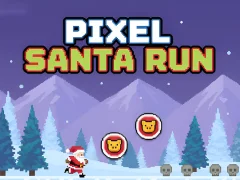Παιχνίδι Pixel Santa Run σε απευθείας σύνδεση