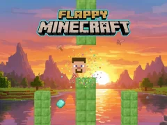 Παιχνίδι Flappy Minecraft σε απευθείας σύνδεση