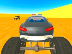 Παιχνίδι Αστυνομία vs Bandits Monster Truck σε απευθείας σύνδεση