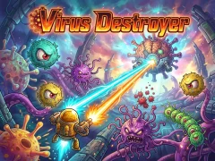 Παιχνίδι Virus Destroyer σε απευθείας σύνδεση