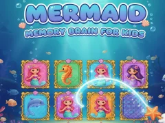 Παιχνίδι Mermaid Memory Brain για παιδιά σε απευθείας σύνδεση
