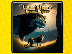 Παιχνίδι Lions Jigsaw Jigsaw σε απευθείας σύνδεση