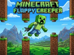 Παιχνίδι Minecraft Flappy Creeper σε απευθείας σύνδεση
