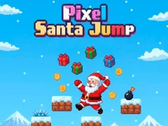 Παιχνίδι Pixel Santa Jump σε απευθείας σύνδεση