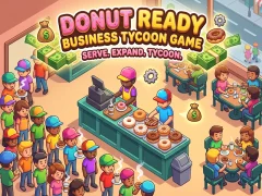 Παιχνίδι Donut Ready Business Tycoon Game σε απευθείας σύνδεση