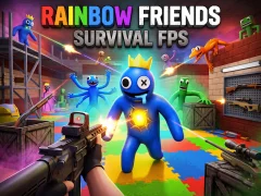 Παιχνίδι Rainbow Friends Survival FPS σε απευθείας σύνδεση