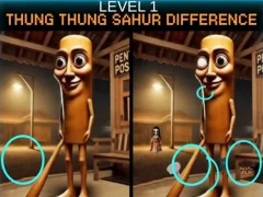 Παιχνίδι Διαφορά Thung Thung Sahur σε απευθείας σύνδεση