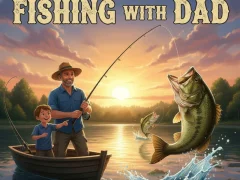 Παιχνίδι Ψάρεμα με τον μπαμπά σε απευθείας σύνδεση