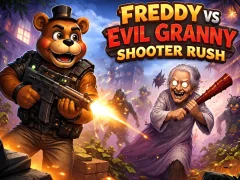 Παιχνίδι Freddy vs Evil Granny Shooter Rush σε απευθείας σύνδεση
