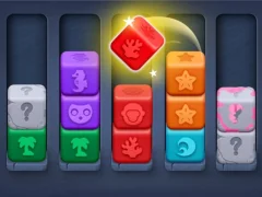 Παιχνίδι Ταξινόμηση μπλοκ χρώματος σε απευθείας σύνδεση