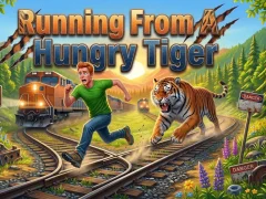 Παιχνίδι Running From A Hungry Tiger σε απευθείας σύνδεση