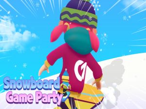 Παιχνίδι Πάρτι παιχνιδιού snowboard σε απευθείας σύνδεση
