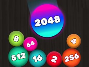 Παιχνίδι 2048 Puzzle: Συνδέστε τις μπάλες σε απευθείας σύνδεση