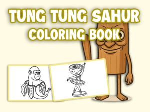 Παιχνίδι Tung Tung Sahur βιβλίο ζωγραφικής σε απευθείας σύνδεση
