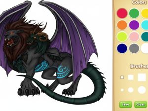 Παιχνίδι Βιβλίο ζωγραφικής Dragon Chimera σε απευθείας σύνδεση