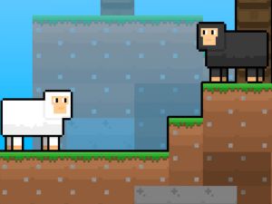 Παιχνίδι Χαριτωμένο skyblock πρόβατα σε απευθείας σύνδεση