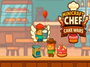 Παιχνίδι Minicraft Chef Cake Wars σε απευθείας σύνδεση