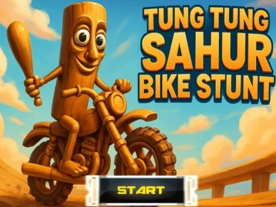 Παιχνίδι Tung Tung Sahur Bike Stunt σε απευθείας σύνδεση
