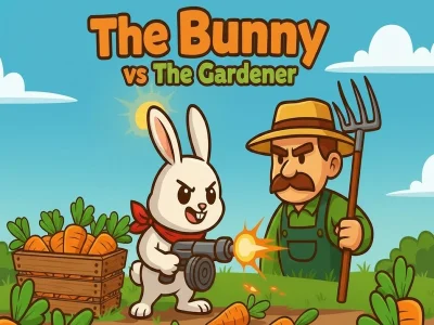 Παιχνίδι The Bunny vs The Gardener σε απευθείας σύνδεση