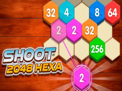 Παιχνίδι Shoot 2048 Hexa σε απευθείας σύνδεση