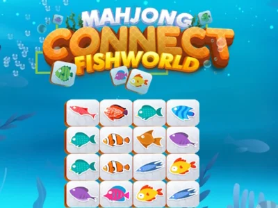 Παιχνίδι Mahjong Connect Fish World σε απευθείας σύνδεση