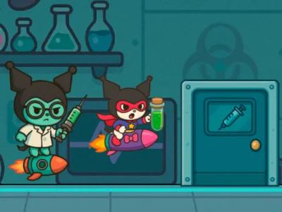 Παιχνίδι Kitty Kuro Lab Escape σε απευθείας σύνδεση