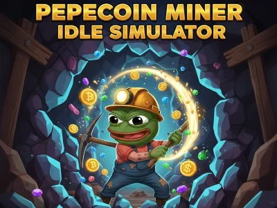 Παιχνίδι Pepecoin Miner Idle Simulator σε απευθείας σύνδεση