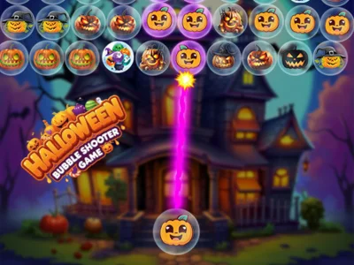 Παιχνίδι Παιχνίδι σκοποβολής Halloween Bubble σε απευθείας σύνδεση