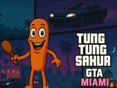 Παιχνίδι Tung Tung Sahur GTA Miami σε απευθείας σύνδεση
