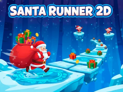 Παιχνίδι Santa Runner 2D σε απευθείας σύνδεση