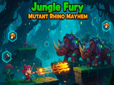 Παιχνίδι Jungle Fury Mutant Rhino Mayhem σε απευθείας σύνδεση