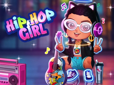 Παιχνίδι Κομψό κορίτσι hip hop σε απευθείας σύνδεση