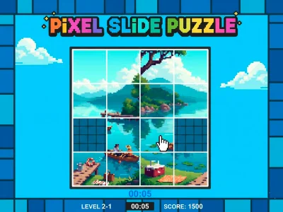 Παιχνίδι Pixel Slide Puzzle σε απευθείας σύνδεση