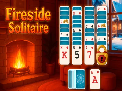 Παιχνίδι Fireside Solitaire σε απευθείας σύνδεση