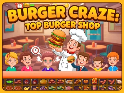 Παιχνίδι Burger Craze: Top Burger Shop σε απευθείας σύνδεση
