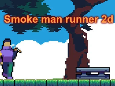 Παιχνίδι Smoke man runner 2d σε απευθείας σύνδεση