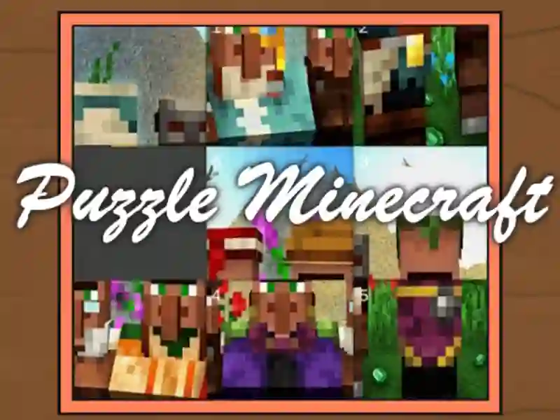 Παιχνίδι Minecraft του παζλ σε απευθείας σύνδεση