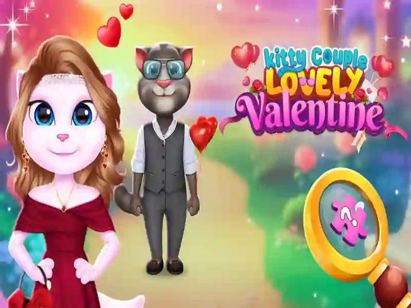 Παιχνίδι Kitty ζευγάρι Lovely Valentine σε απευθείας σύνδεση