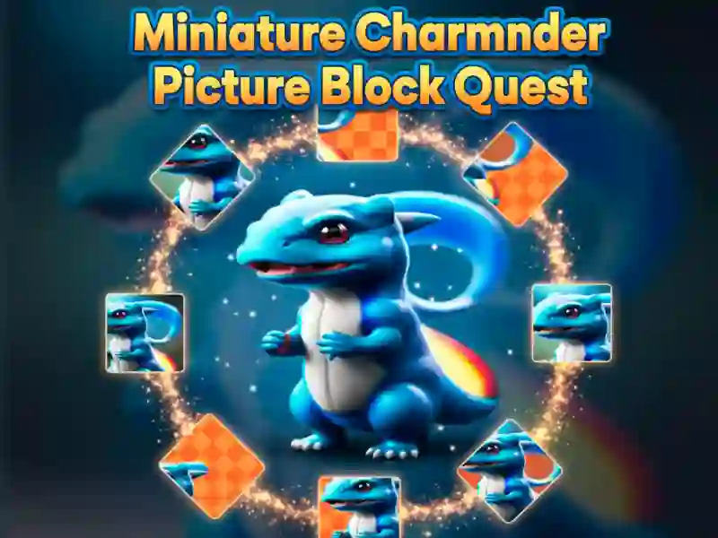 Παιχνίδι Μινιατούρα Charmander Picture Block Quest σε απευθείας σύνδεση