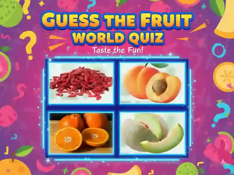 Παιχνίδι Guess The Fruit World Quiz σε απευθείας σύνδεση