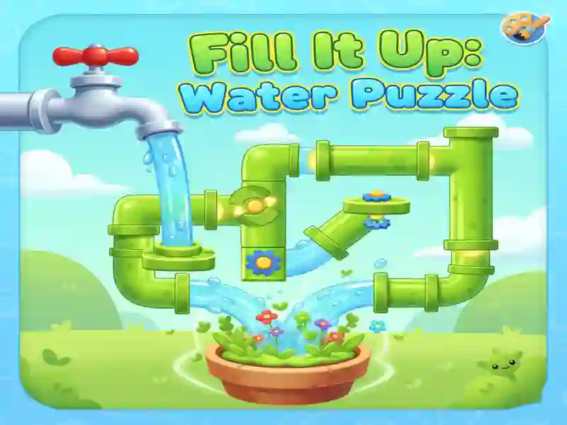 Παιχνίδι Fill It Up: Water Puzzle σε απευθείας σύνδεση