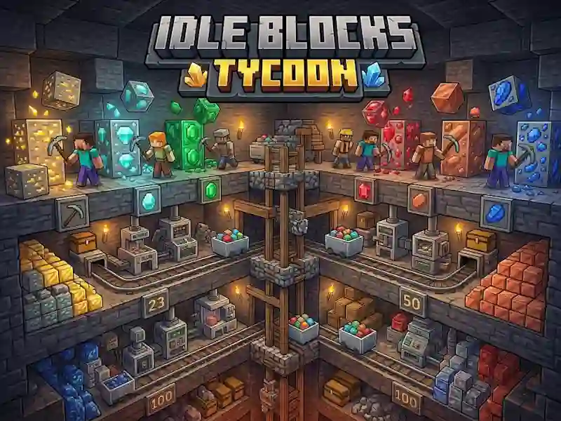 Παιχνίδι Idle Blocks Tycoon σε απευθείας σύνδεση