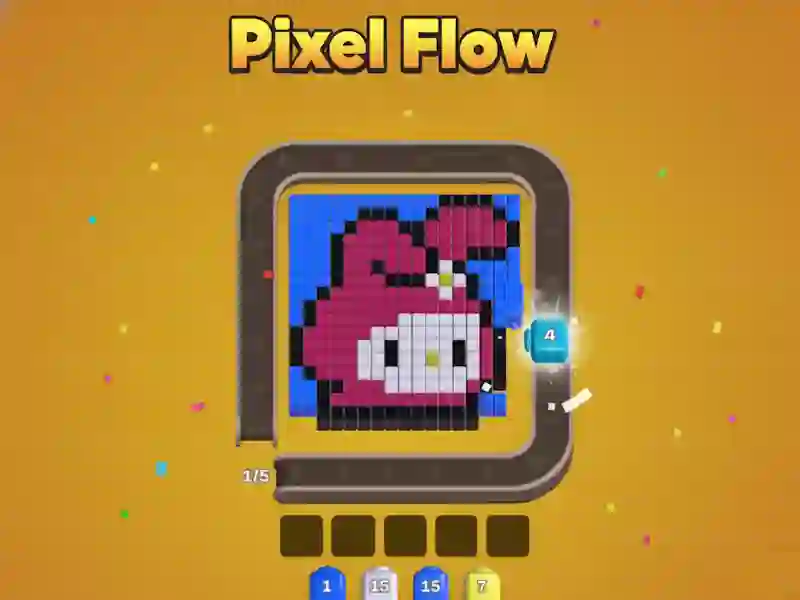 Παιχνίδι Pixel Flow σε απευθείας σύνδεση