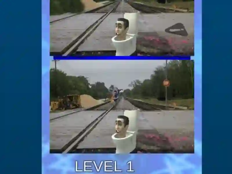 Παιχνίδι Τουαλέτα Skibidi πέντε διαφορά 2 σε απευθείας σύνδεση