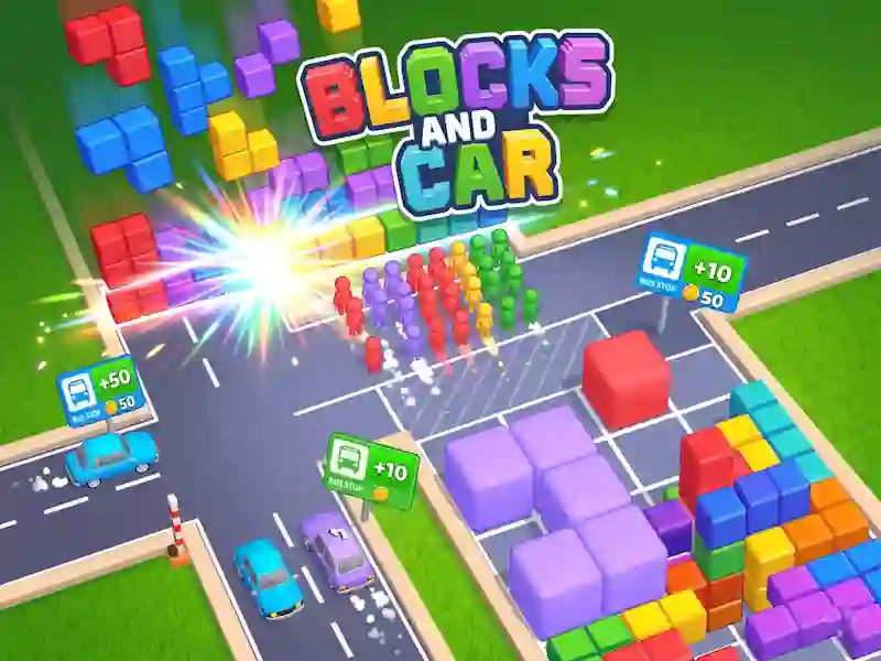 Παιχνίδι Blocks and Car σε απευθείας σύνδεση