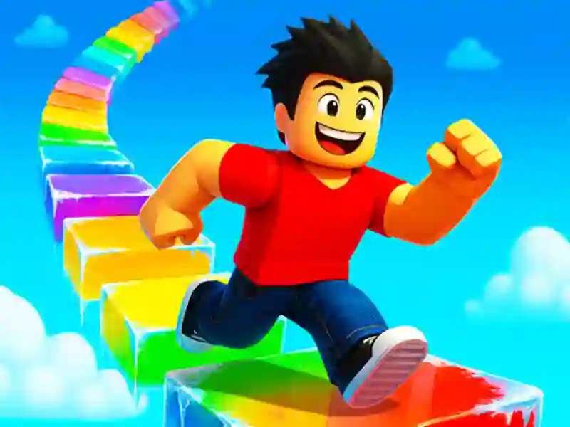 Παιχνίδι Obby Rainbow Tower σε απευθείας σύνδεση