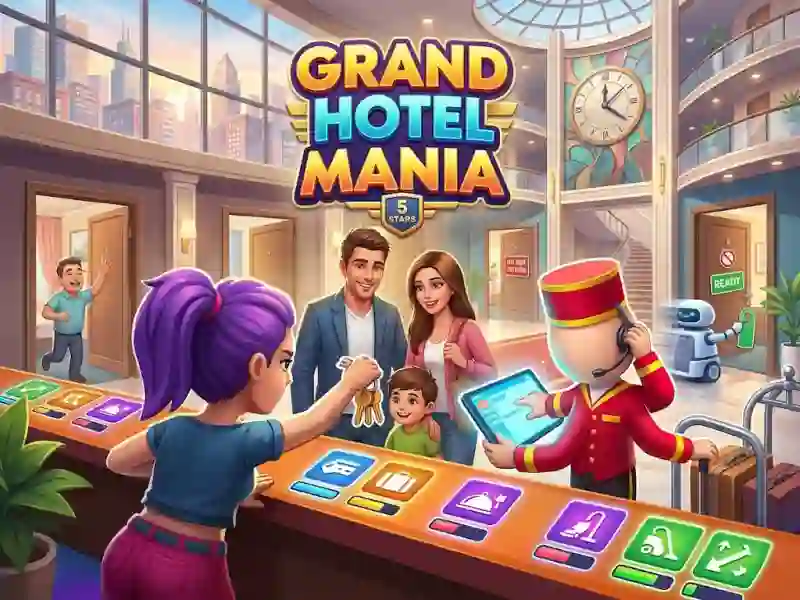 Παιχνίδι Grand Hotel Mania σε απευθείας σύνδεση